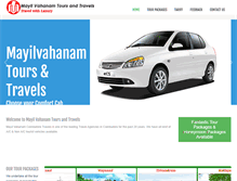 Tablet Screenshot of mayilvahanam.com